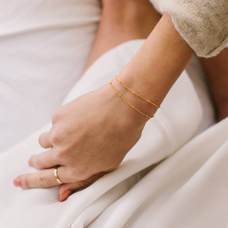 Multilayer Classic Bead Chain Bracelet - Wrenlee