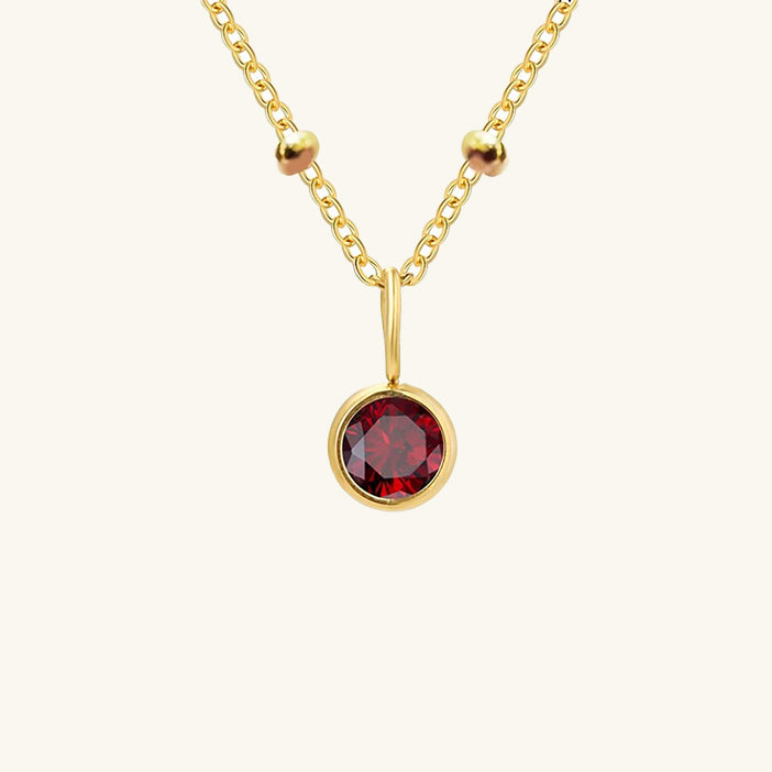 Cassiopeia Birthstone Pendant Necklace