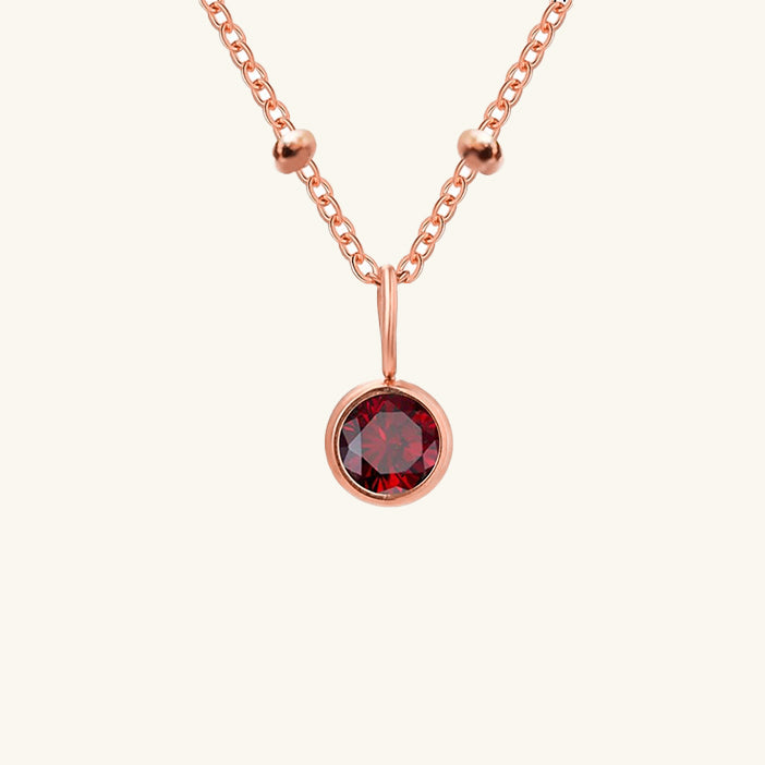 Cassiopeia Birthstone Pendant Necklace