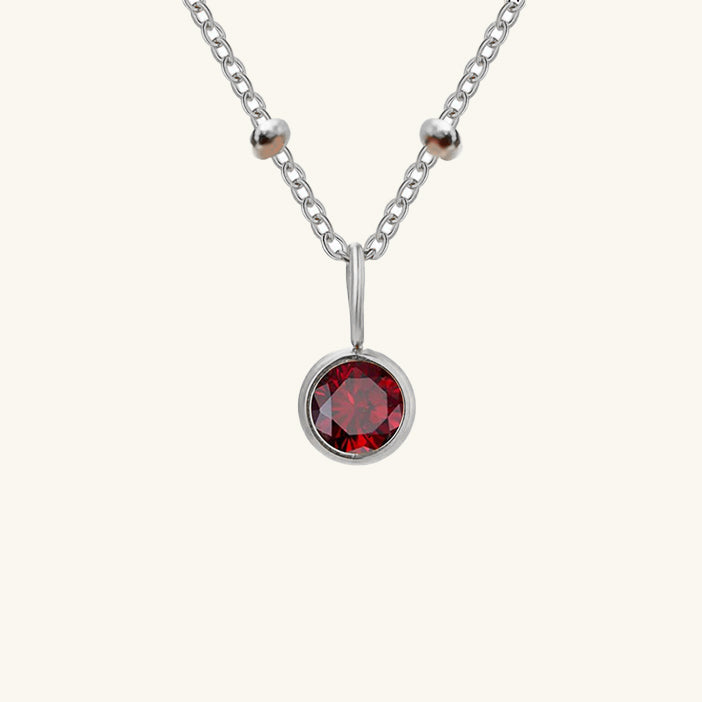 Cassiopeia Birthstone Pendant Necklace