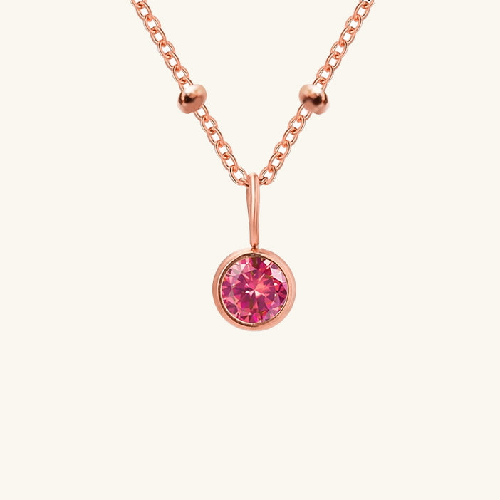 Cassiopeia Birthstone Pendant Necklace