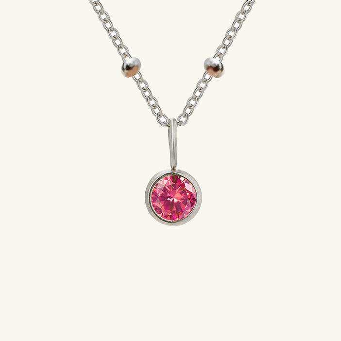 Cassiopeia Birthstone Pendant Necklace
