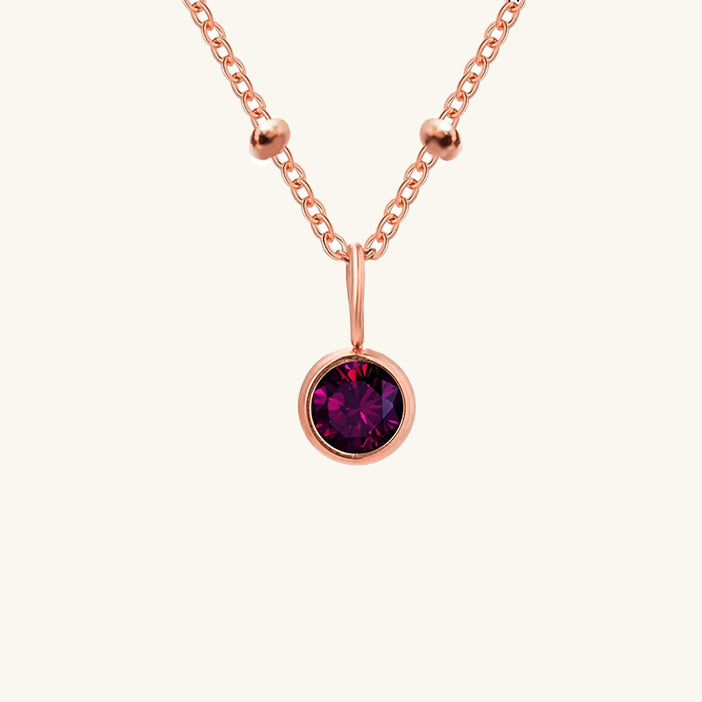 Cassiopeia Birthstone Pendant Necklace