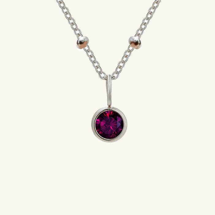 Cassiopeia Birthstone Pendant Necklace