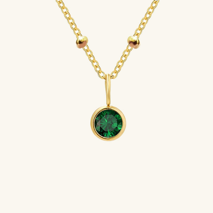 Cassiopeia Birthstone Pendant Necklace