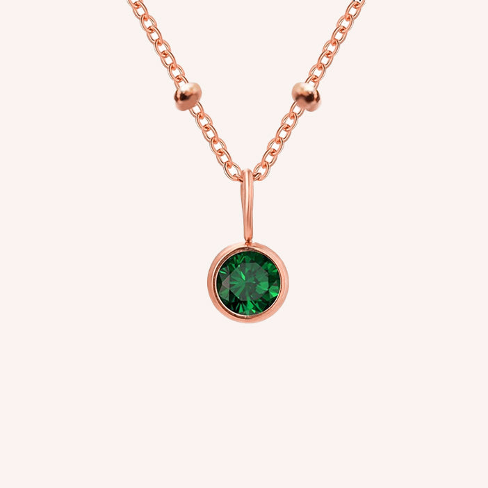 Cassiopeia Birthstone Pendant Necklace