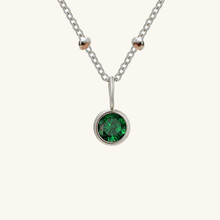 Cassiopeia Birthstone Pendant Necklace