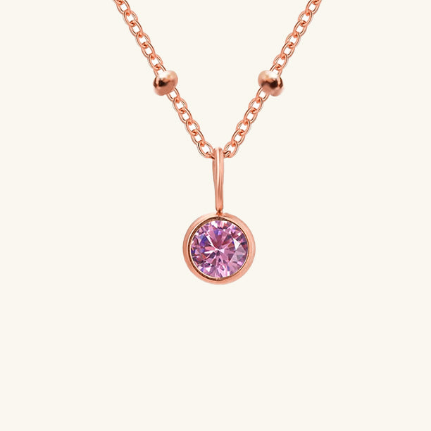 Cassiopeia Birthstone Pendant Necklace