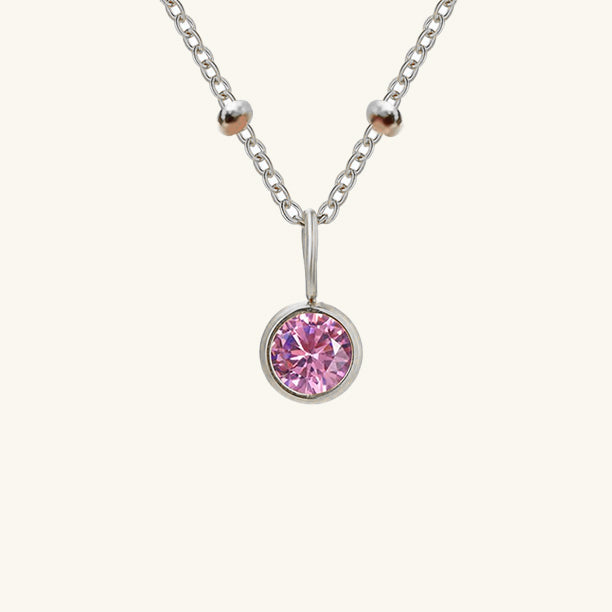 Cassiopeia Birthstone Pendant Necklace
