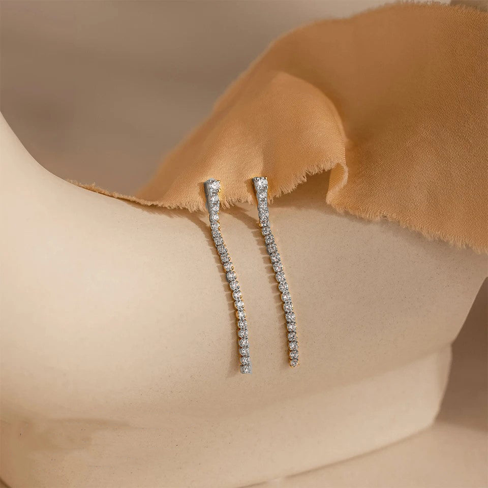 Tennis Chain Earrings