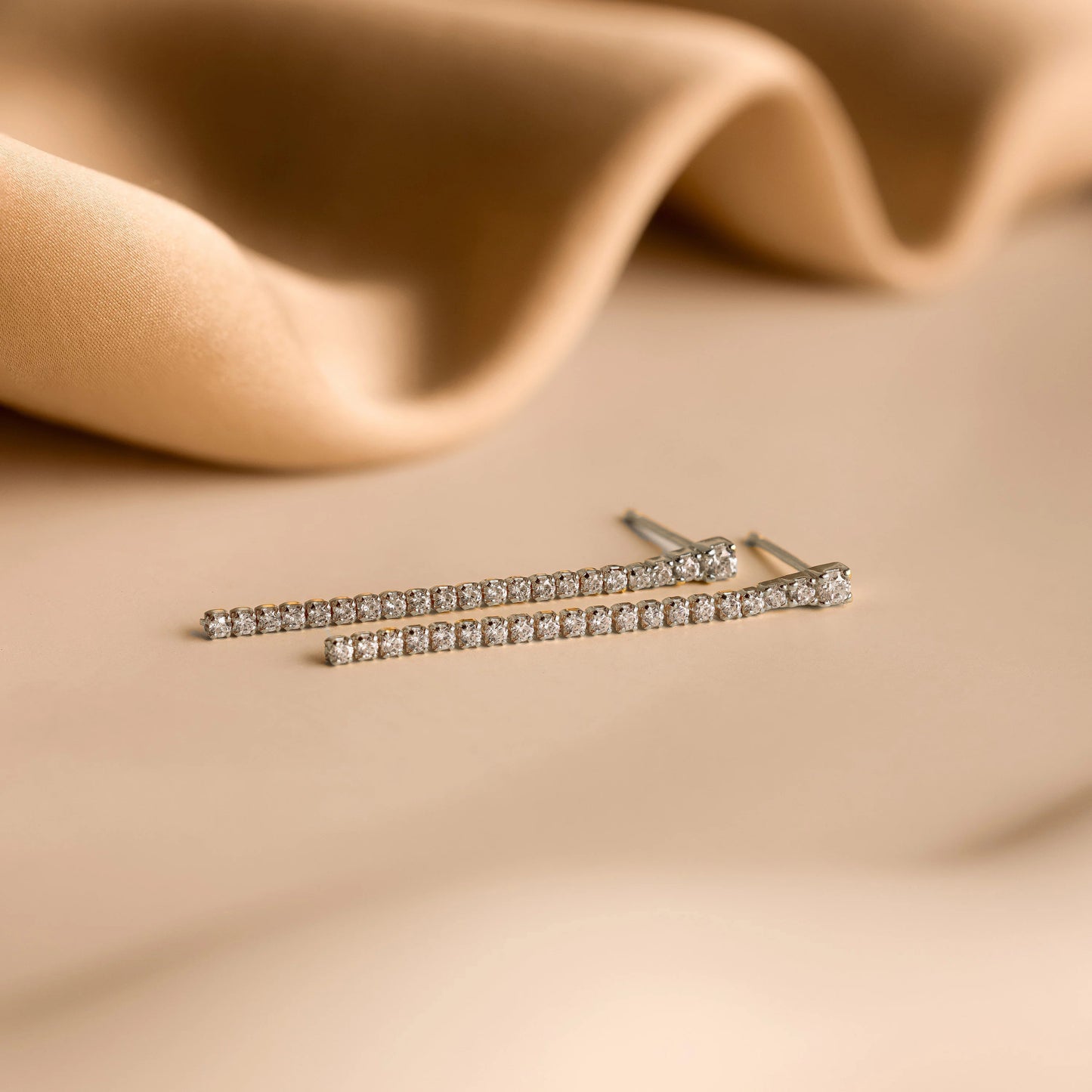Tennis Chain Earrings