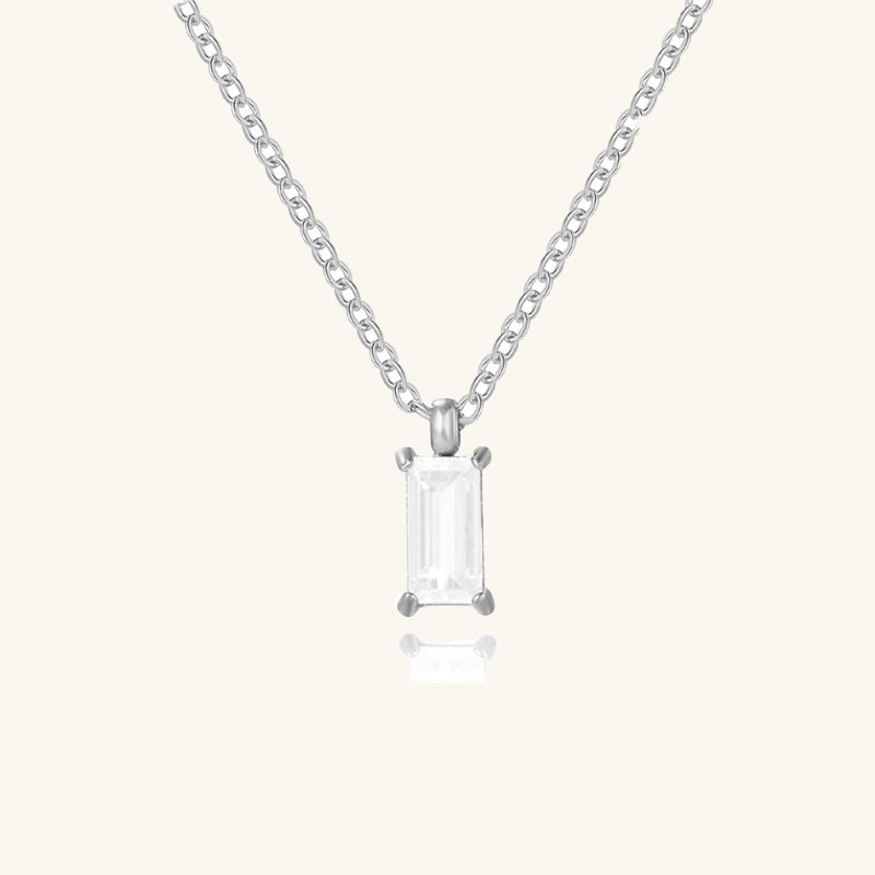 Rectangular Pendant Necklace