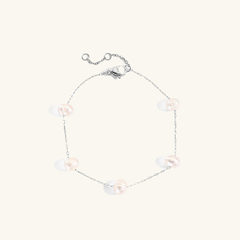 Chain Pearl Bracelet