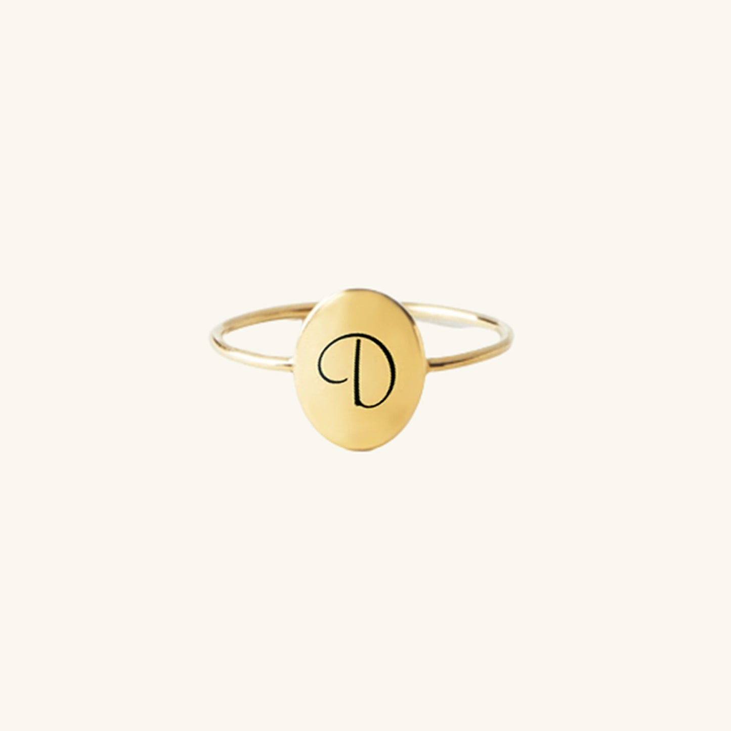 Oval Dainty Costume Ring - Wrenlee