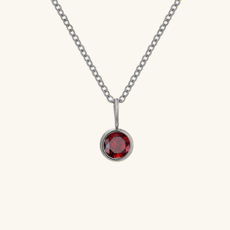 Eileithyia Birthstone Charm Necklace - Wrenlee