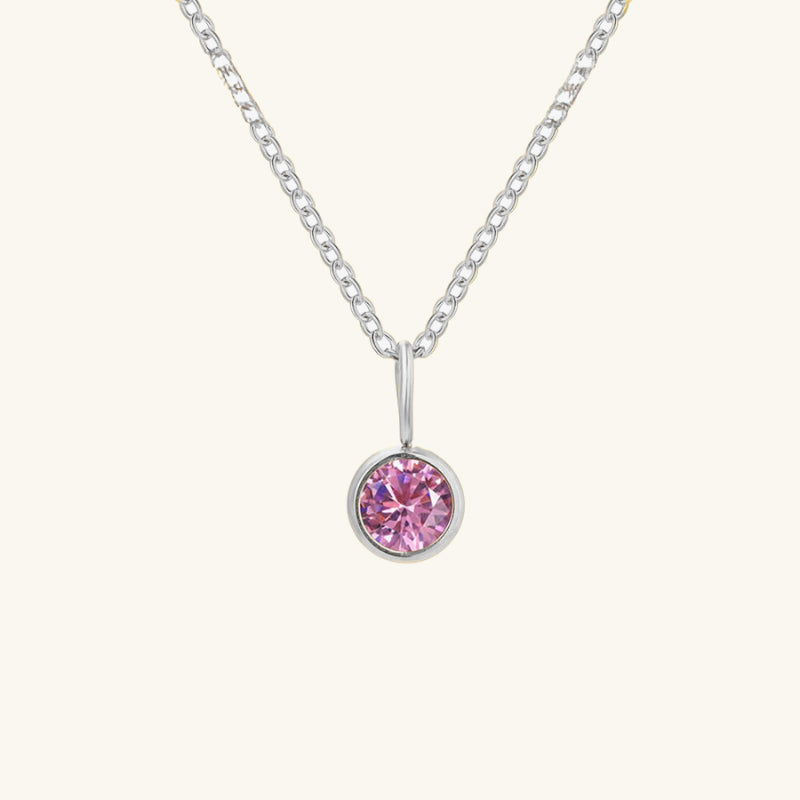 Eileithyia Birthstone Charm Necklace - Wrenlee