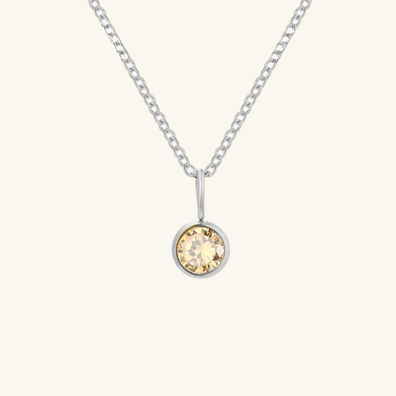 Eileithyia Birthstone Charm Necklace - Wrenlee