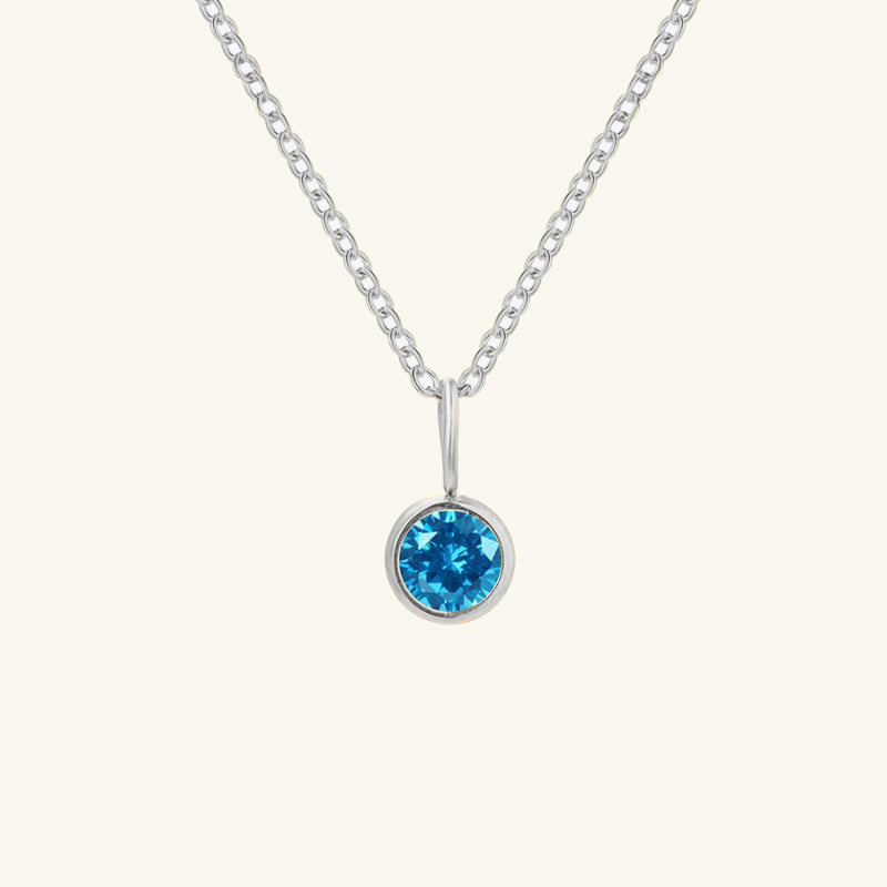 Eileithyia Birthstone Charm Necklace - Wrenlee