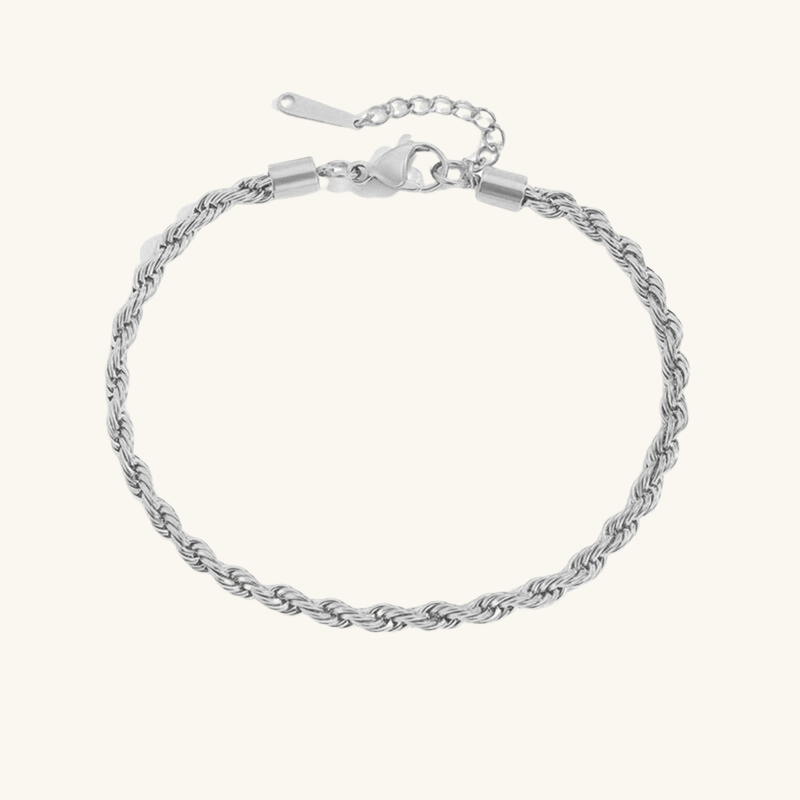 Twisted Rope Chain Anklet - Wrenlee