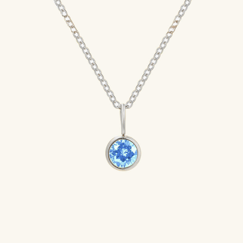 Eileithyia Birthstone Charm Necklace - Wrenlee