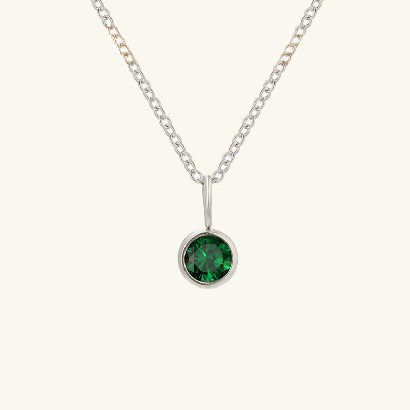 Eileithyia Birthstone Charm Necklace - Wrenlee