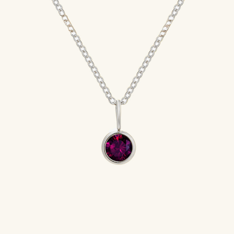 Eileithyia Birthstone Charm Necklace - Wrenlee