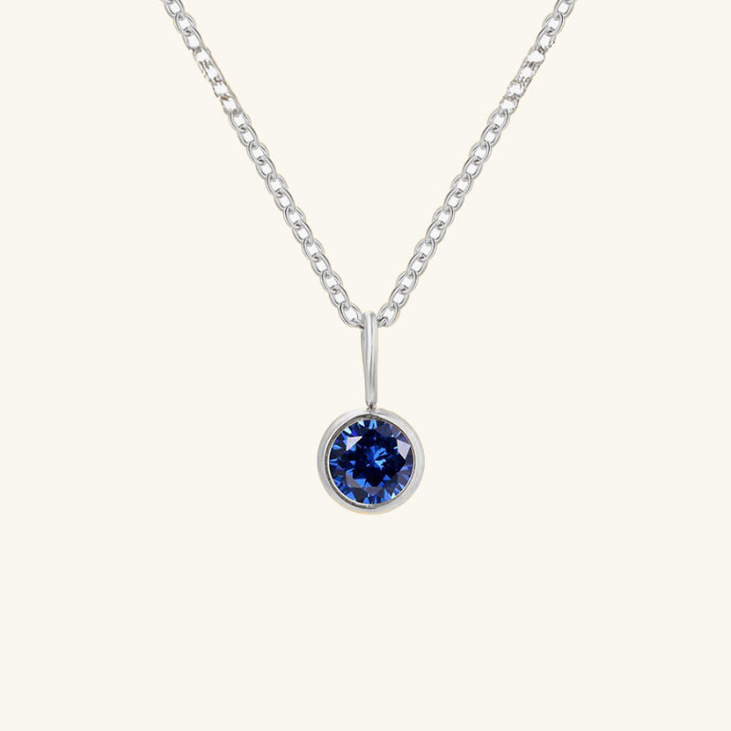 Eileithyia Birthstone Charm Necklace - Wrenlee