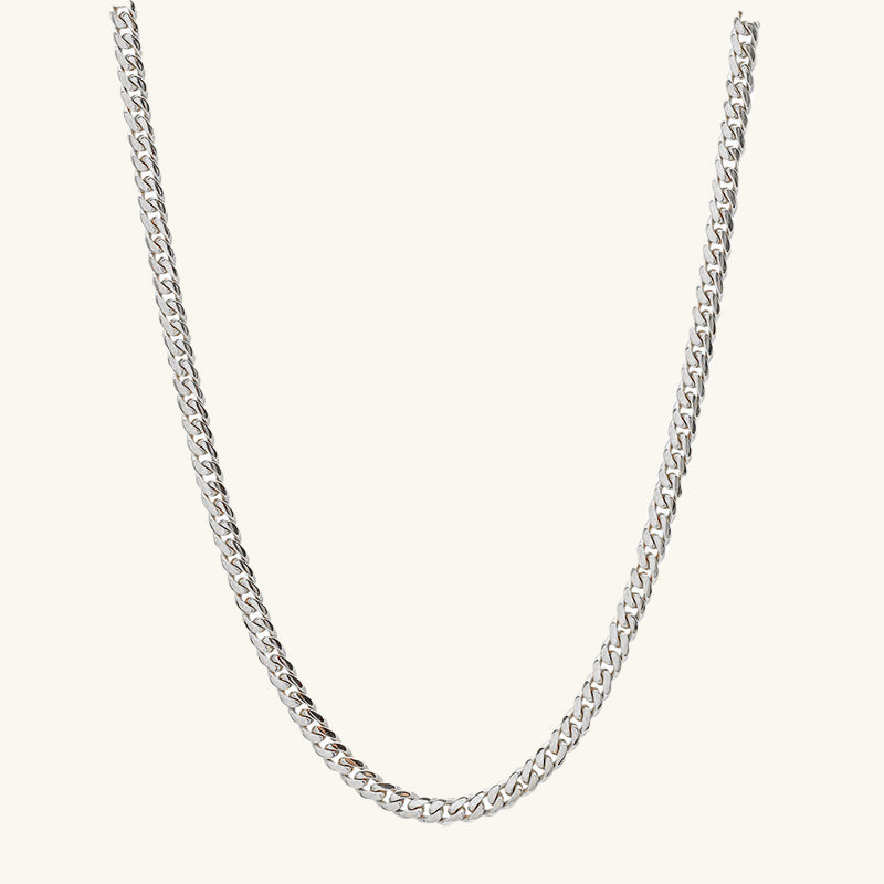 3mm Elegant Collar Cuban Necklace - Wrenlee