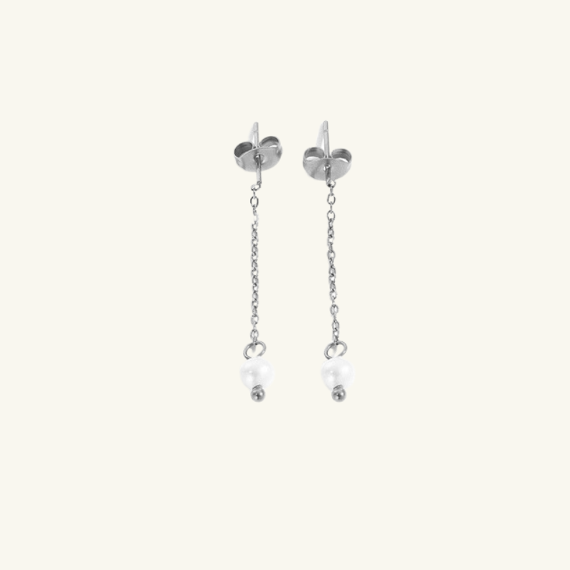 Pearl Drop Pendant Earrings - Wrenlee
