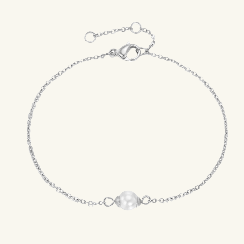 Sea Pearl Charm Bracelet - Wrenlee