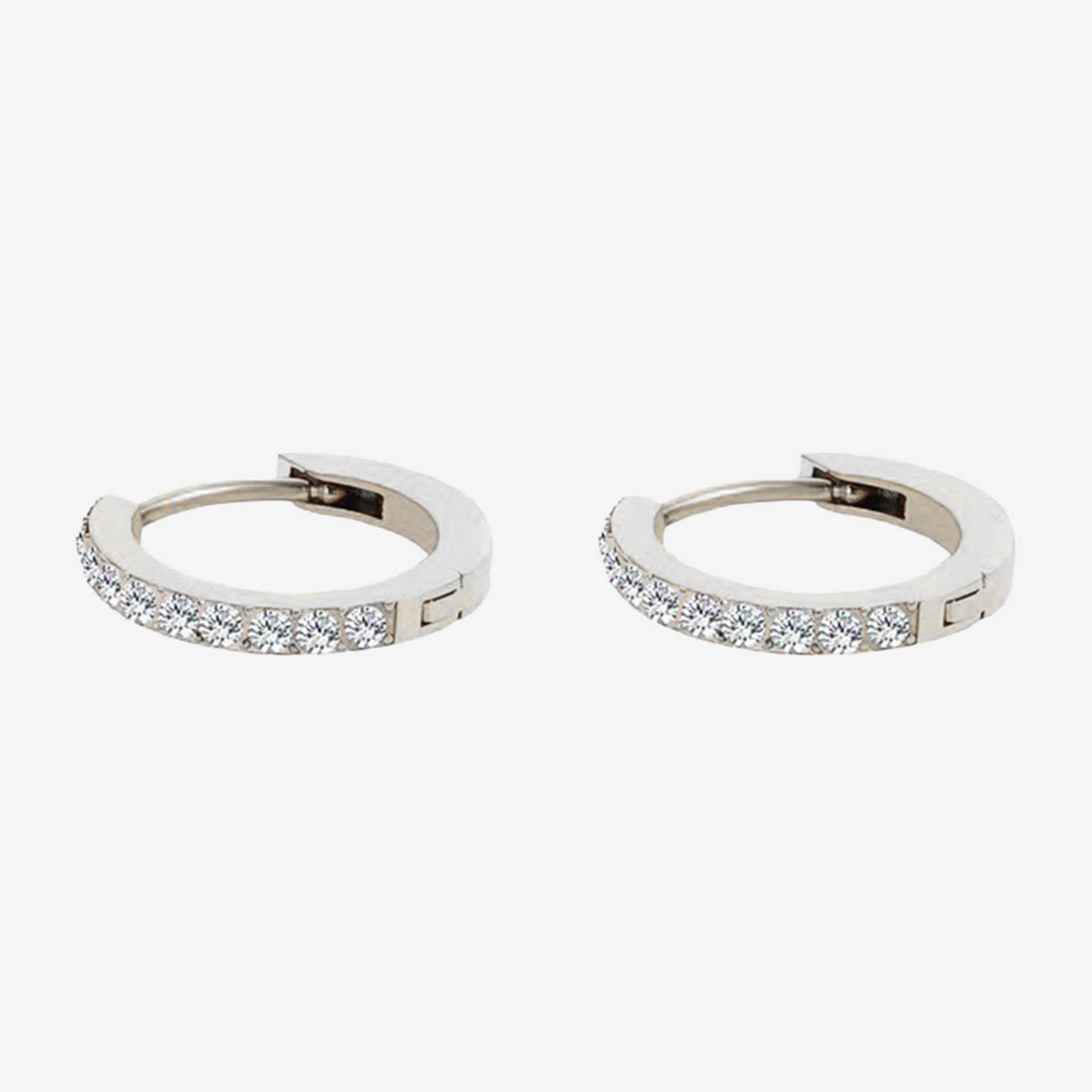Birthstone Minimal Hoop Earrings - Wrenlee
