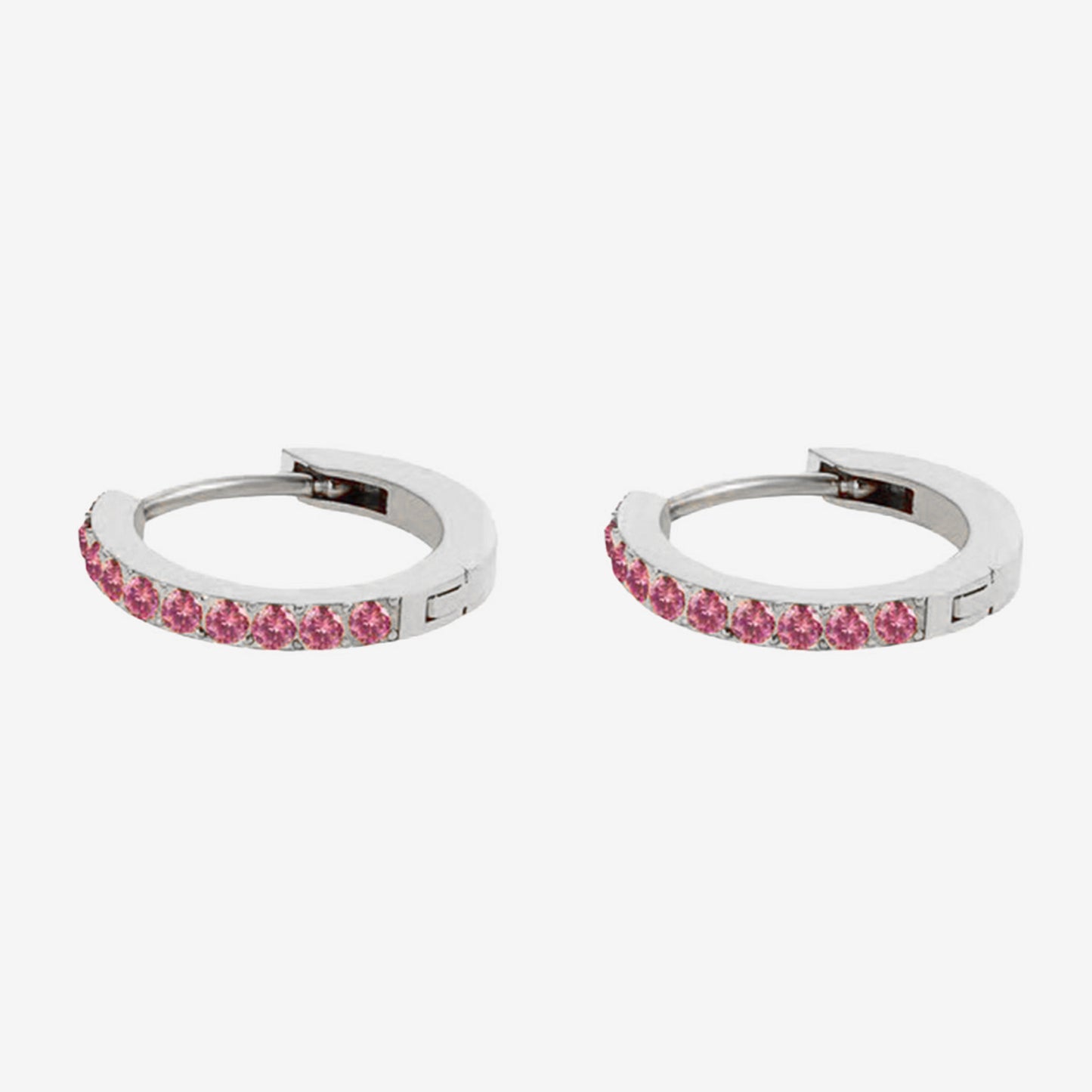 Birthstone Minimal Hoop Earrings - Wrenlee