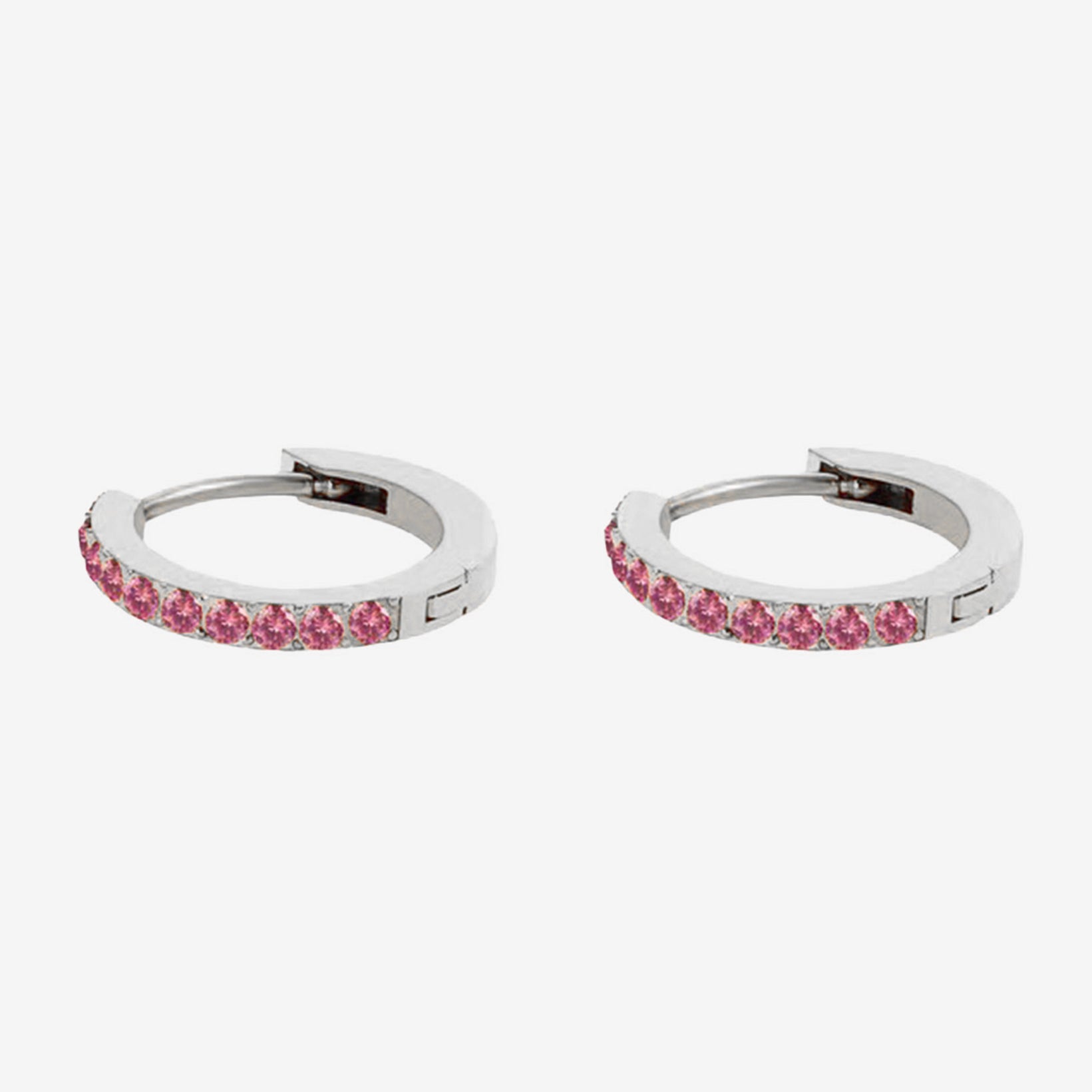 Birthstone Minimal Hoop Earrings - Wrenlee