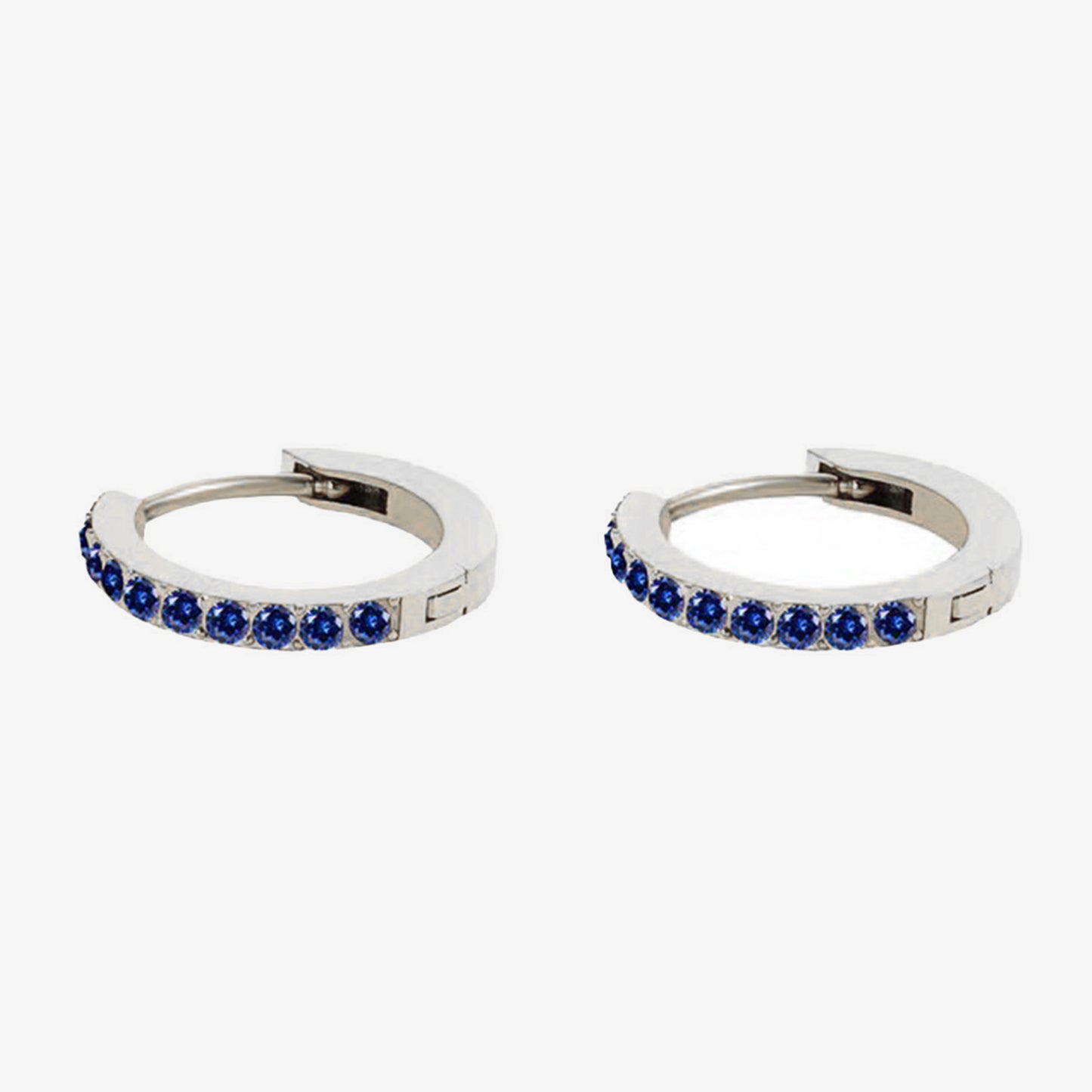 Birthstone Minimal Hoop Earrings - Wrenlee