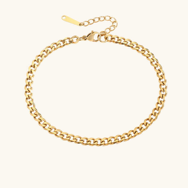 Cuban Link Anklet - Wrenlee