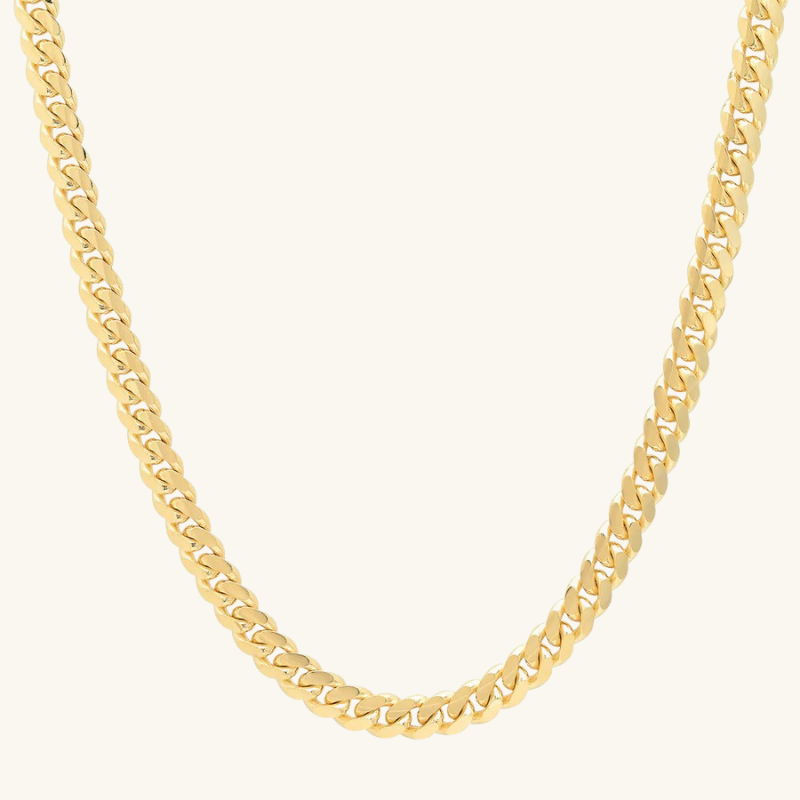 Width 6mm Cuban Link Chain - Wrenlee