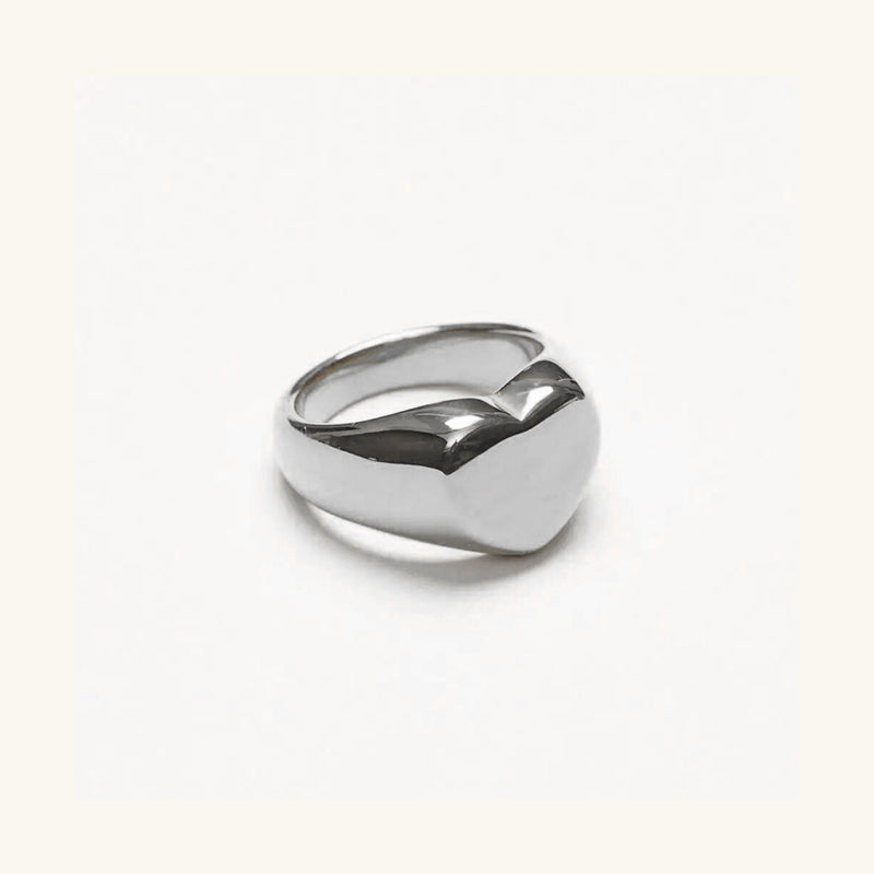 Heart Shaped Signet Ring