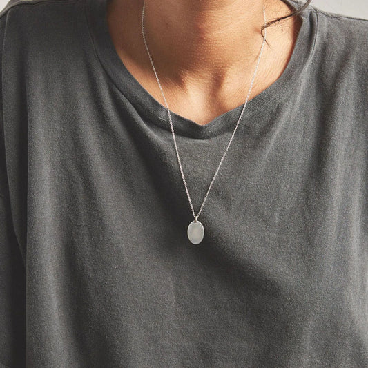 Oval Pendant Necklace