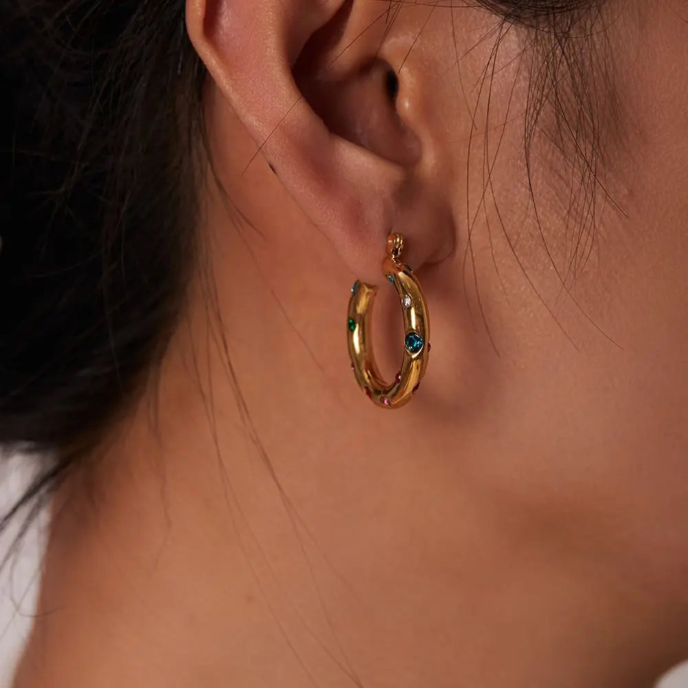 Alexandria Hoop Earrings