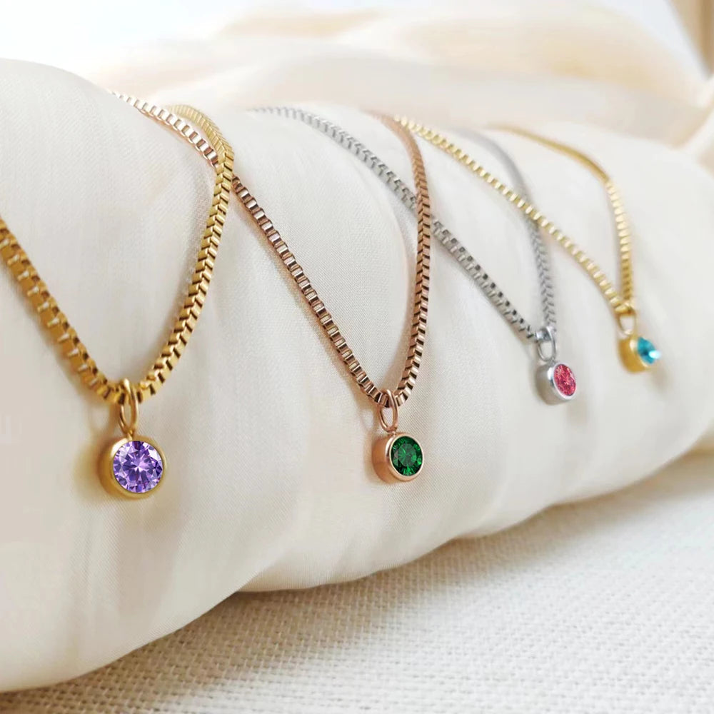 Mystic Birthstone Necklace