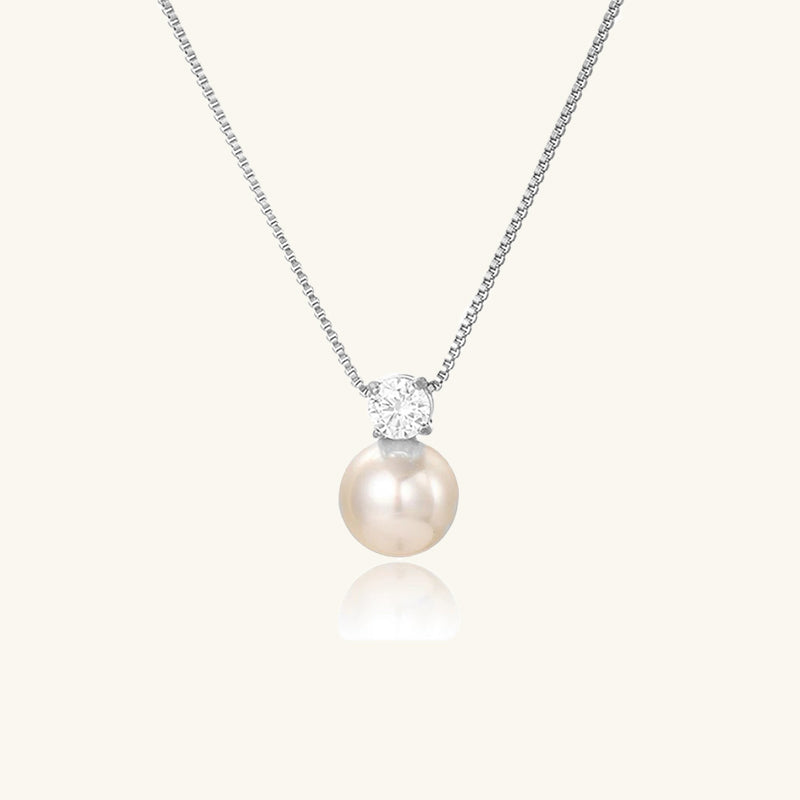 Pearl Zirconia Classic Necklace