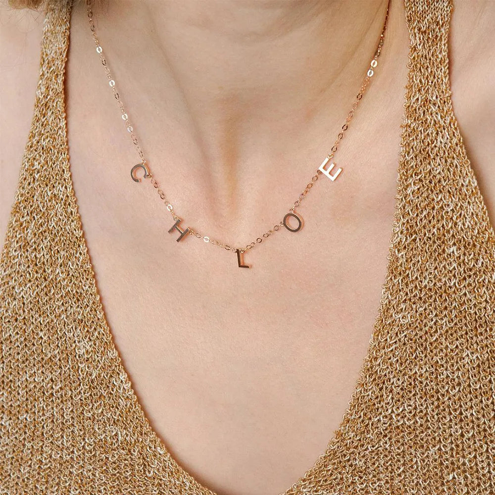 Olivine Customized Name Necklace