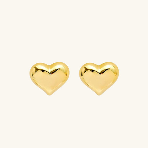 Heart Stud Earrings - Wrenlee