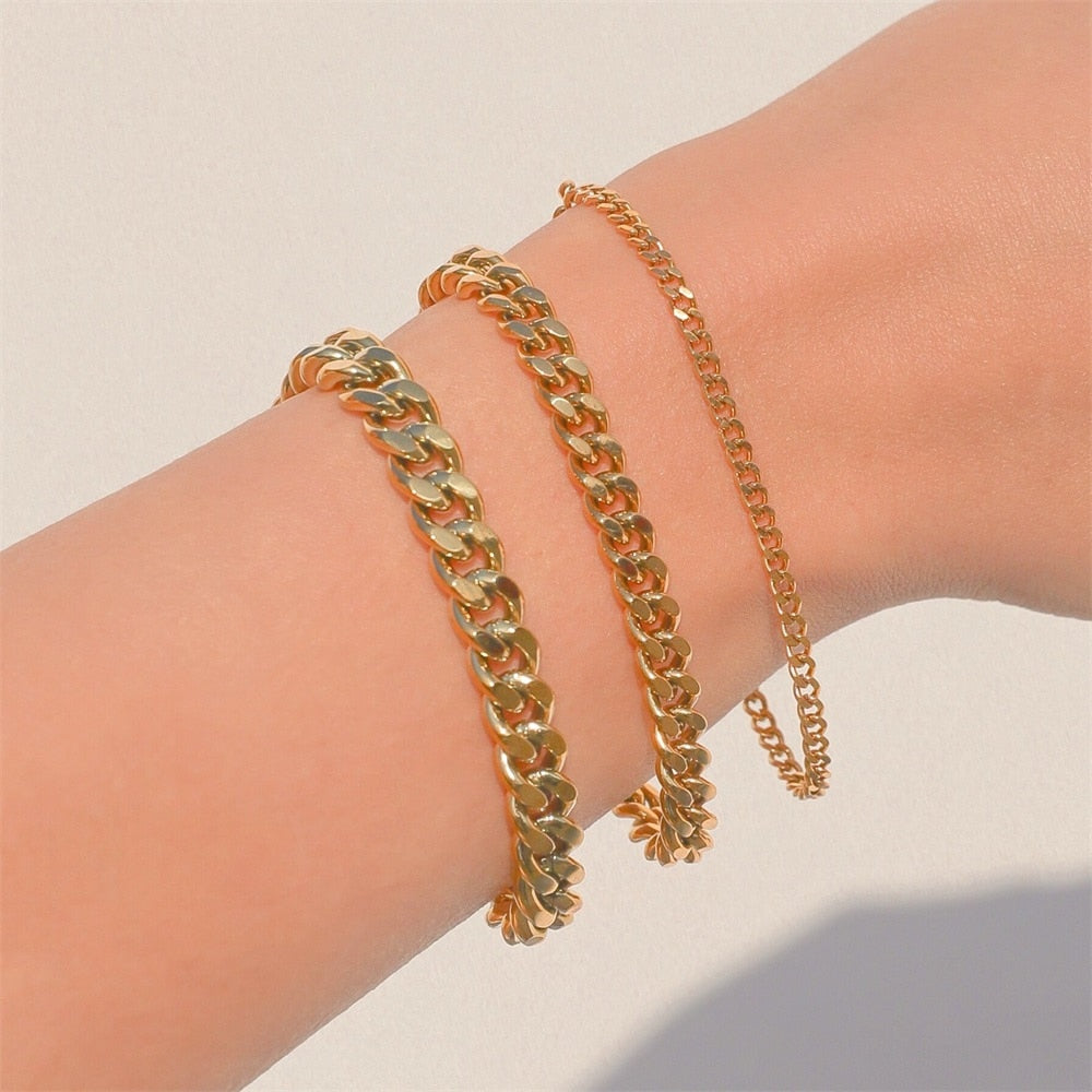 Cuban Chain Bracelet - Wrenlee