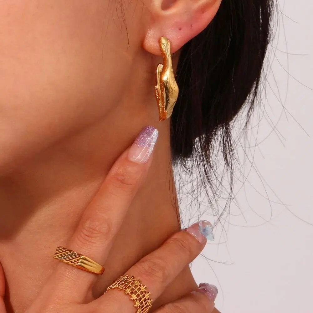 Veronica Irregular Retro Earrings