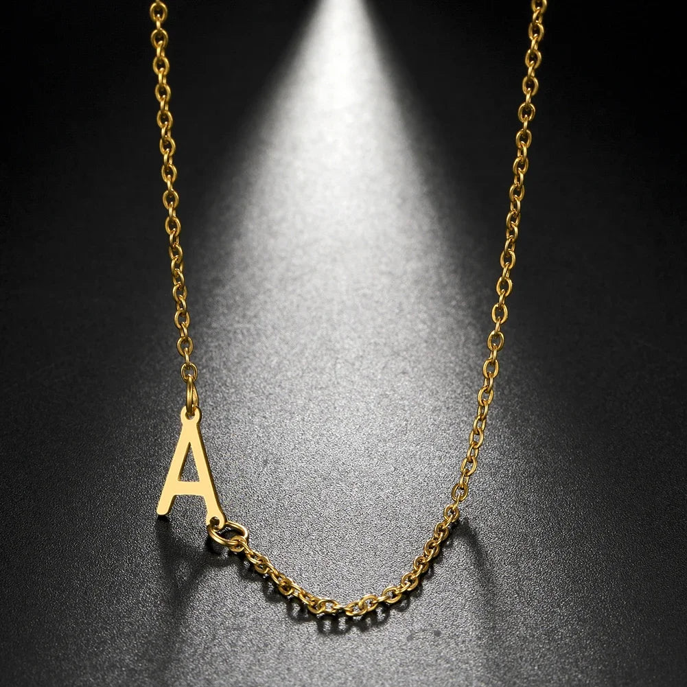 Amaiya Single-Letter Necklace
