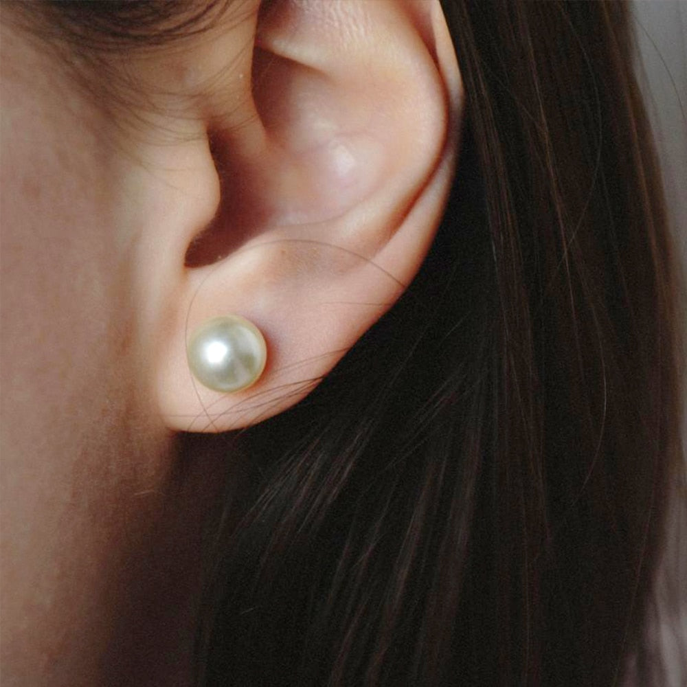 Pearl Stud Earrings