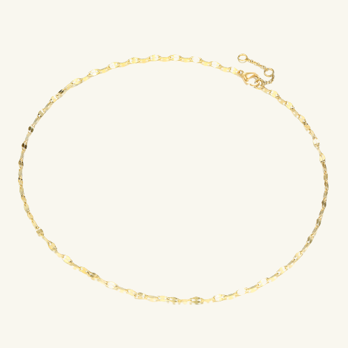 Link Chain Choker Necklace - Wrenlee