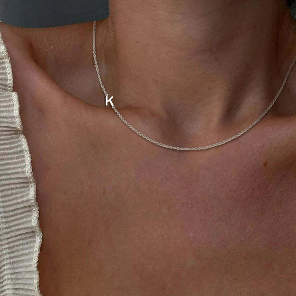 Amaiya Single-Letter Necklace