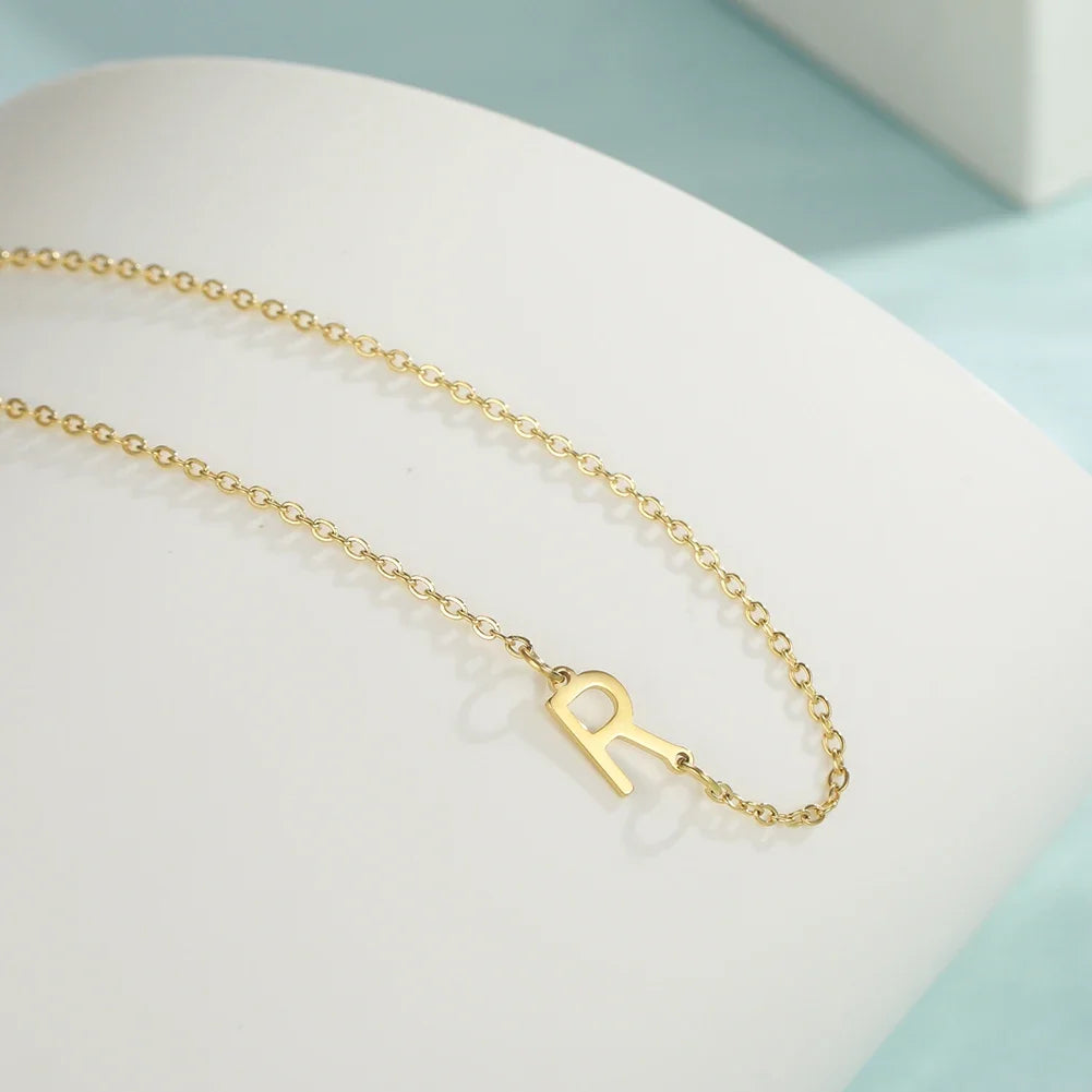 Amaiya Single-Letter Necklace
